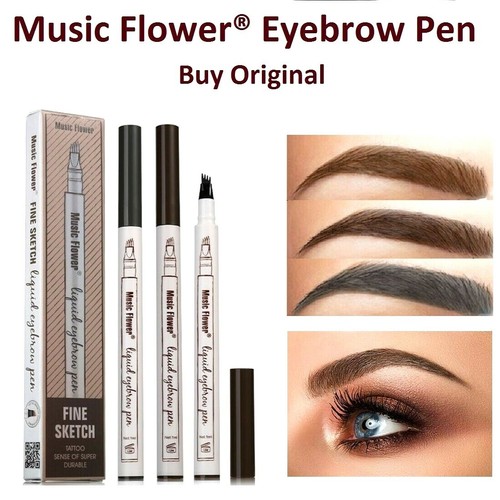 Musik blume augenbrauen tattoo - blume,