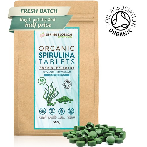 500g 100 bio spirulina 1 - 500g, (1.000
