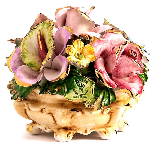 Capodimonte blumenaufsatz - capodimonte,